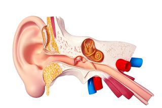 Badanie drożności trąbki słuchowej - próba Valsalvy ucha środkowego