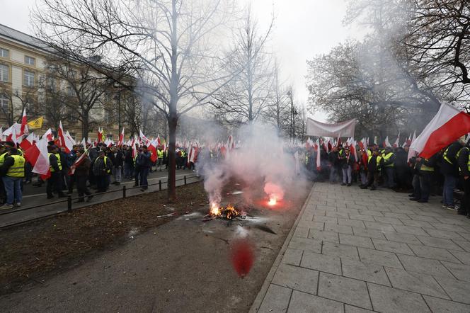  Protest rolników w Warszawie 6.03.2024