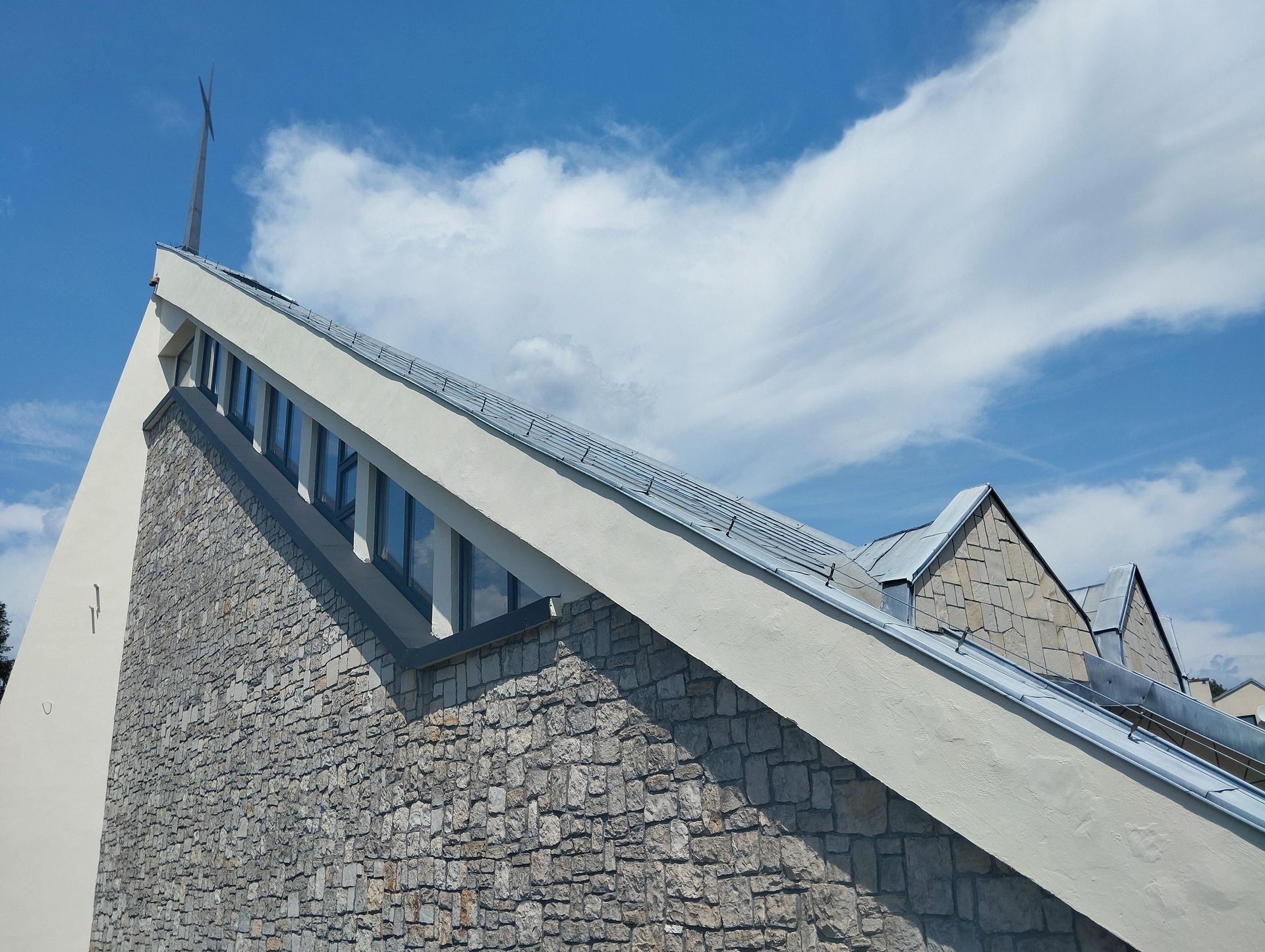 Kościół w Rudnikach z lat 80.