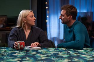 M jak miłość odc. 1717. Bartek (Arkadiusz Smoleński), Ula (Iga Krefft)