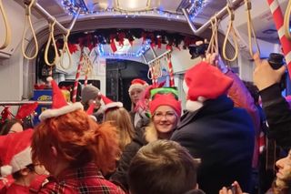 Mikołajkowy Tramwaj w Toruniu