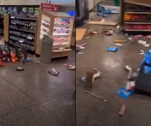 Setka dzieci napadła na sklep! 10-latki kradły i niszczyły wszystko. WIDEO