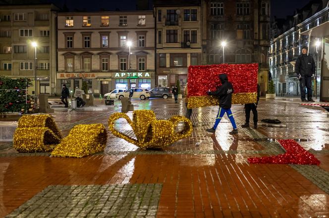 Bytom i iluminacje świąteczne 