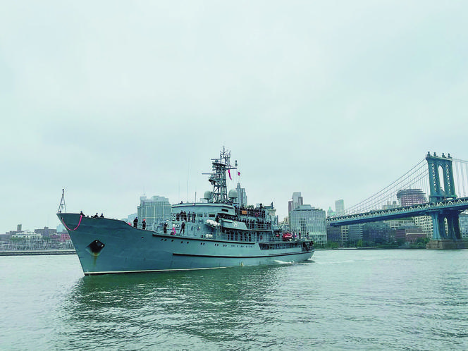 ORP Wodnik zawinął do NYC