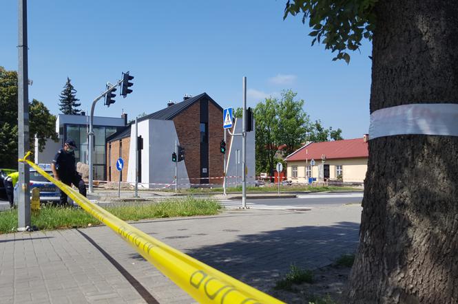Niewybuch na placu budowy Regionalnego Centrum Edukacji i Pamięci w Tarnowie
