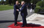 Tak Trump witał prezydentów