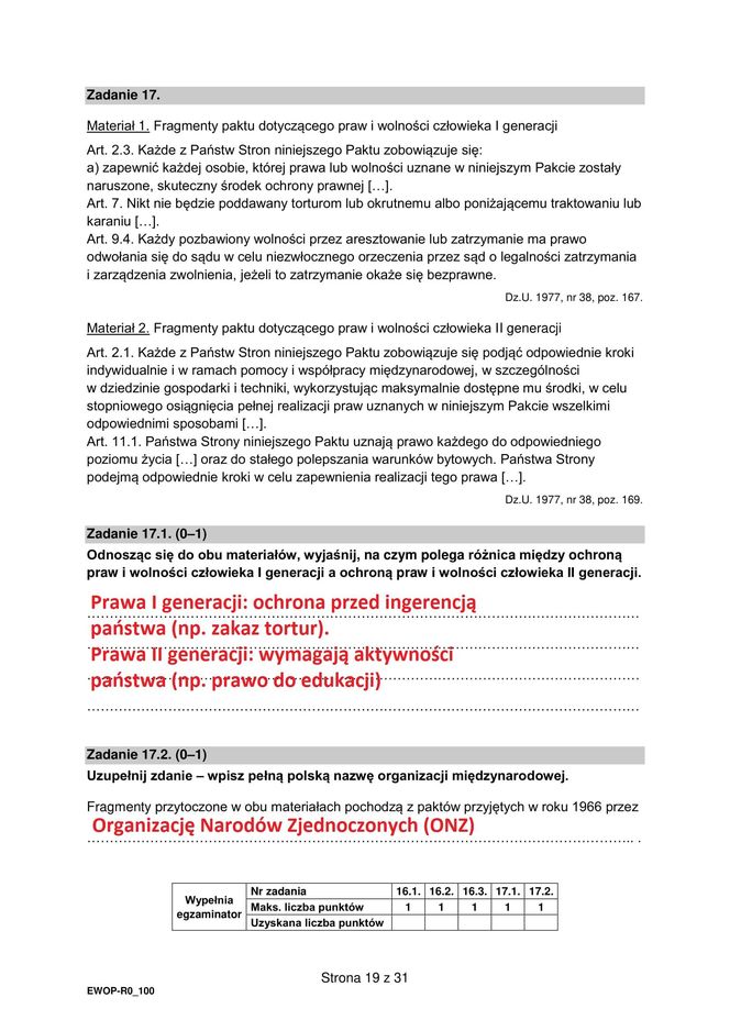 Matura 2025 WOS rozszerzony: odpowiedzi do wszystkich zadań z arkusza CKE - Formuła 2015 [13.05.2025]