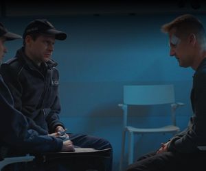 M jak miłość odc. 1876. Natalka (Dominika Suchecka), Adam Karski (Patryk Szwichtenberg), Paweł (Rafał Mroczek)