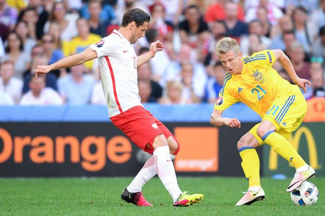 Grzegorz Krychowiak i Ołeksandr Zinczenko