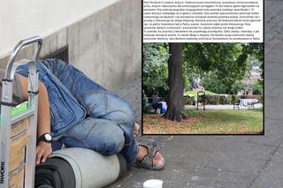 Bractwo Kurkowe pisze o bezdomnym problemie w Parku Strzeleckim. Tylko siedzą i śmierdzą