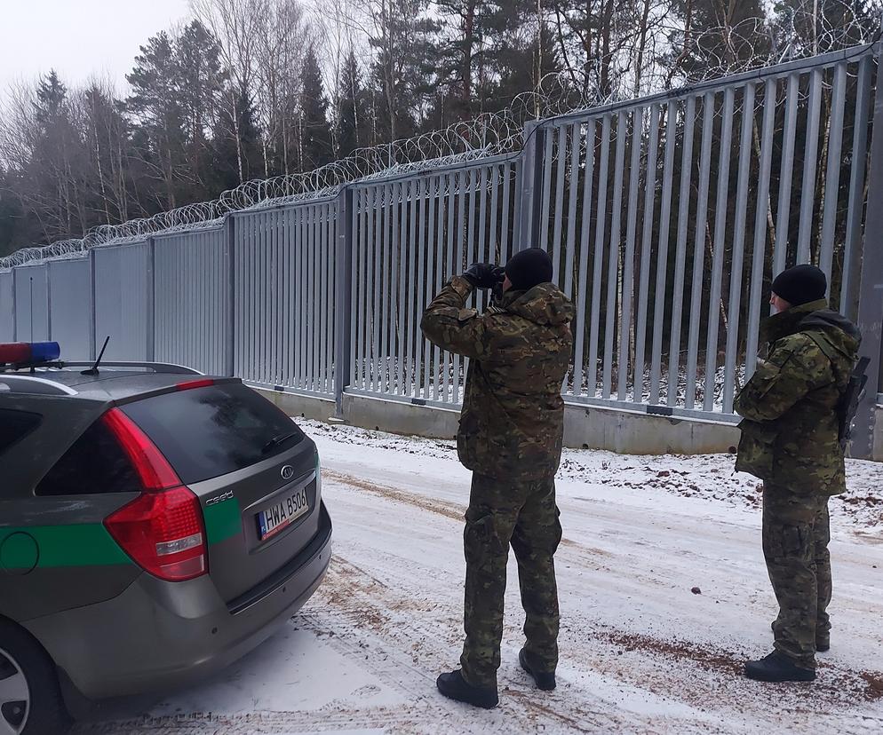 Incydent na granicy polsko-białoruskiej. Patrol Straży Granicznej pojawił się w samą porę