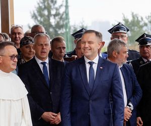 Prezydent na dożynkach.