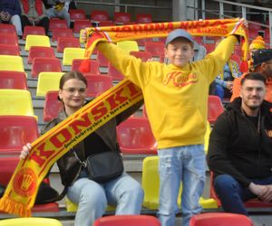 Korona Kielce - Lech Poznań. Zdjęcia kibiców na Exbud Arenie