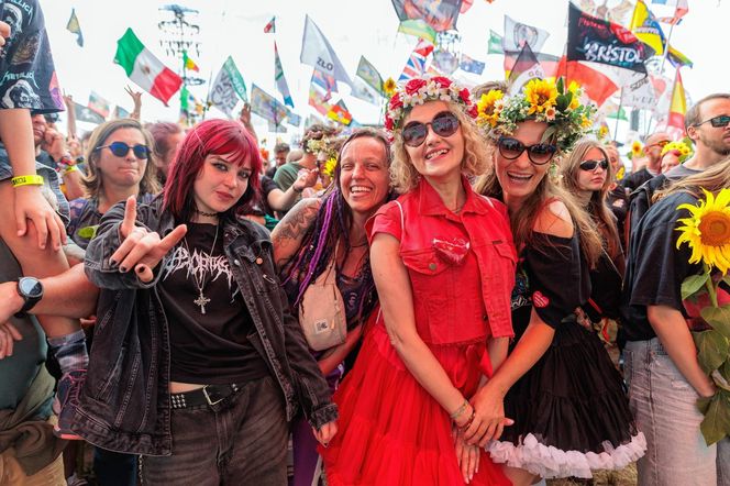 Festiwalowicze na Pol'and Rock Festivalu 2025