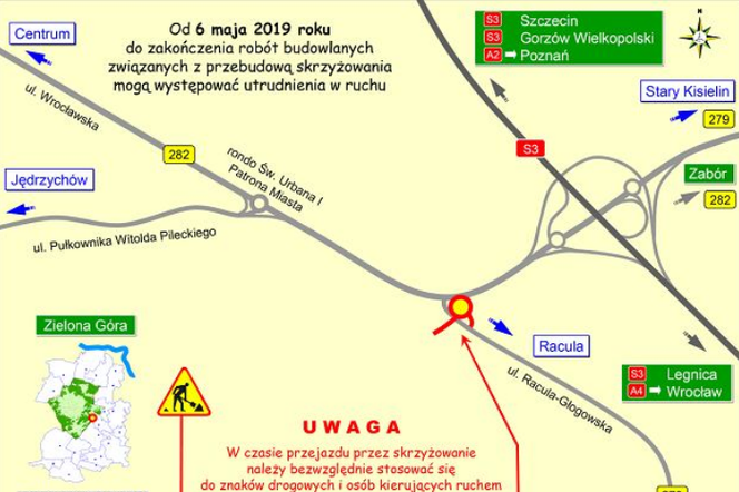 Rusza budowa ronda  przy Raculi 