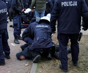 Protest rolników pod Sejmem - starcia z policją