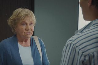 M jak miłość odc. 1827. Barbara (Teresa Lipowska), Olek (Maurycy Popiel)