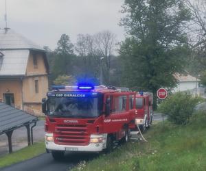 Pożar w Sławniowicach. Strażacy znaleźli zwęglone zwłoki