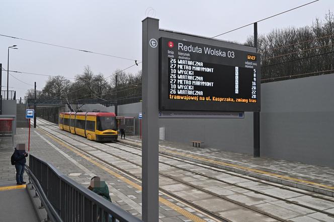 Tramwaj wozi już na Wolę. Torowisko na Kasprzaka otwarte