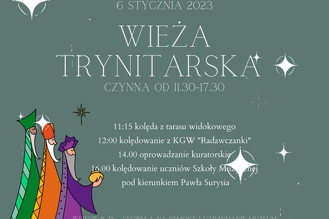 Zimowe zwiedzanie Wieży Trynitarskiej w Lublinie