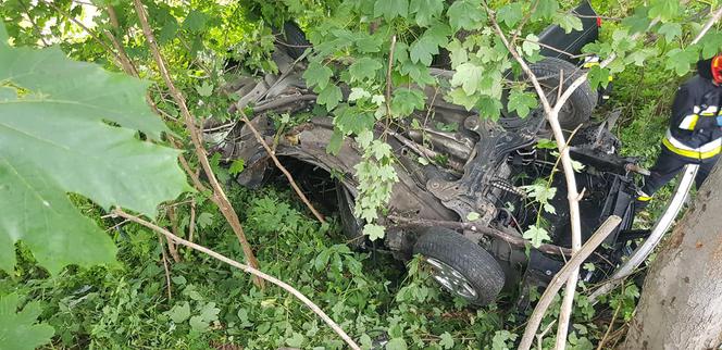 Wypadek w  Boniowicach. 21-latek i 12-latek zostali ciężko ranni