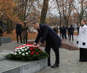 Marta Nawrocka w czasie obchodów Narodowego Święta Niepodległości