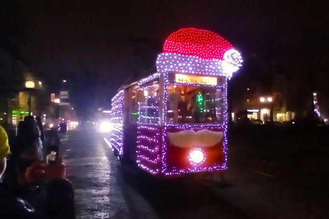 Mikołajkowy tramwaj w Szczecinie