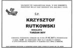 Krzysztof Rutkowski, Tarzan Boy