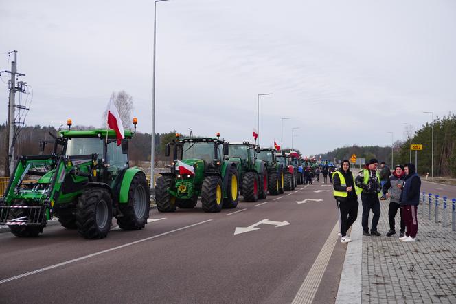 Protest rolników w Podlaskiem. Ciągniki blokują drogi w całym województwie! 