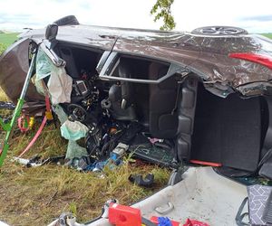 Tragiczny wypadek pod Giżyckiem. Nie żyje 54-letnia kobieta