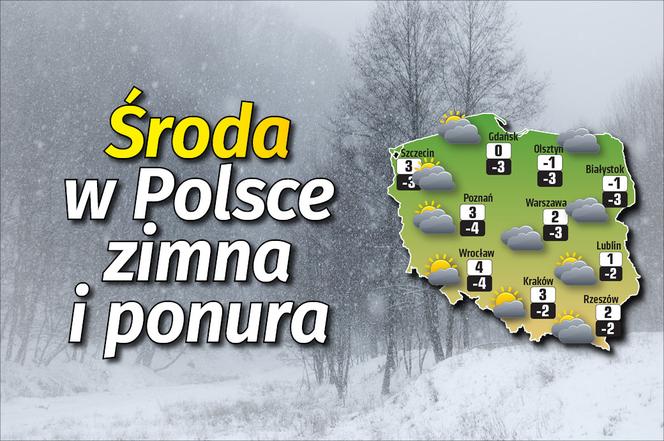 Środa w Polsce zimna i ponura