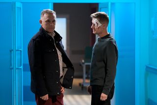 M jak miłość, odc. 1876. Paweł (Rafał Mroczek), Artur (Robert Moskwa)