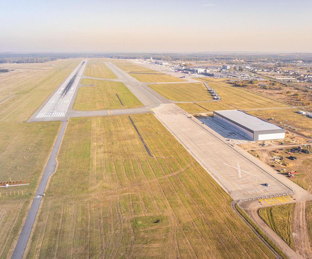 Trwa budowa hangaru do obsługi ruchu general aviation na lotnisku w Pyrzowicach