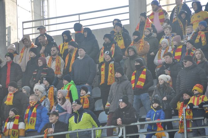 Korona Kielce - Motor Lublin. Kibice na Exbud Arenie