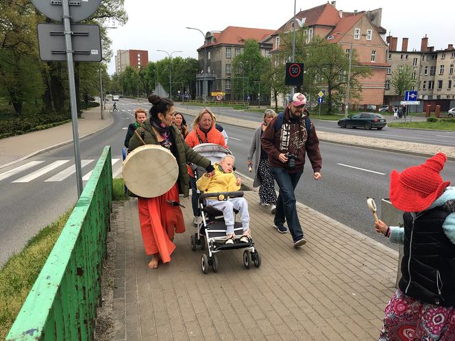 Happening "Boso przez Grudziądz"