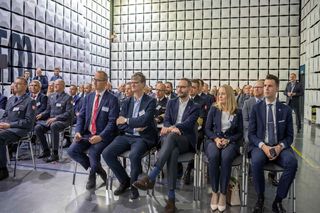 Uroczystość wmurowania kapsuły pod budowę Centrum Elektroniki Militarnej