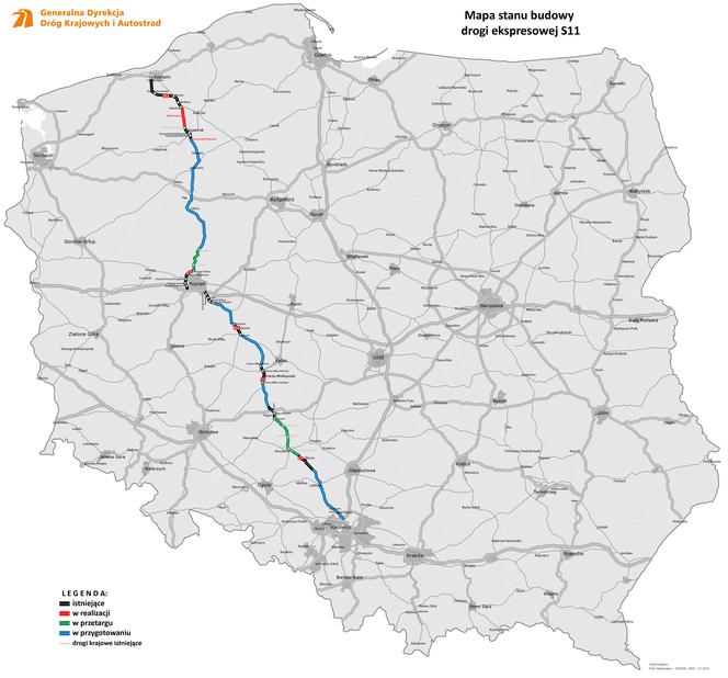 Droga ekspresowa S11 Koszalin - Bobolice