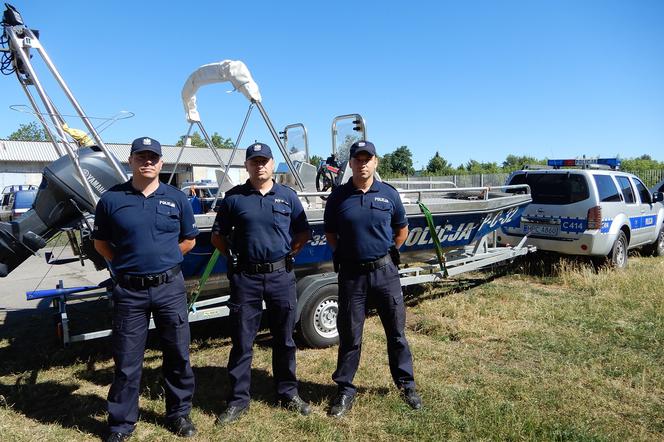 Policjanci ogniwa wodnego z Włocławka po raz kolejny uratowali życie tonącemu