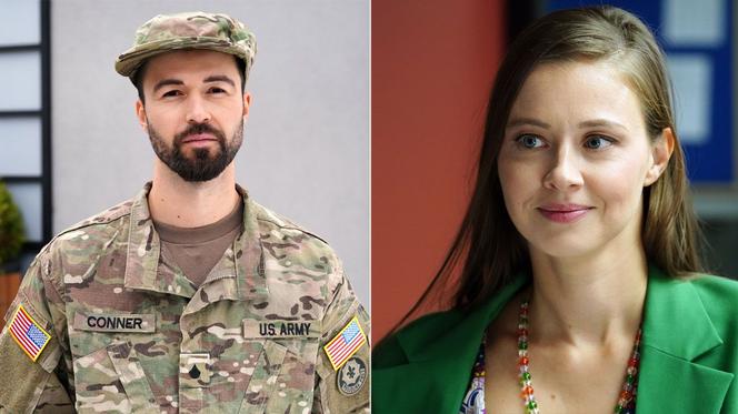 Barwy szczęścia odc. 2791. Gabrysia Niedzielska (Marta Juras), żołnierz Jack (Paweł Peterman)	