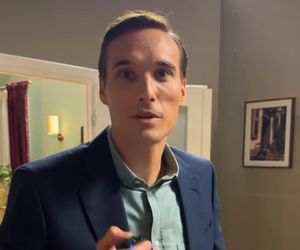 M jak miłość nowy sezon. Olek (Maurycy Popiel) na planie