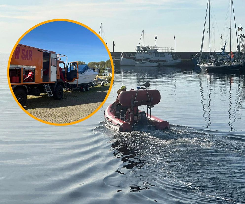Akcja poszukiwawcza za zaginionym żeglarzem. Znaleziono pusty jacht [ZDJĘCIA]