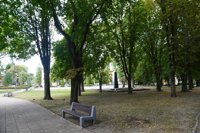 Plac Mordechaja Tenenbauma. To część Skweru przy Żabiej w Białymstoku