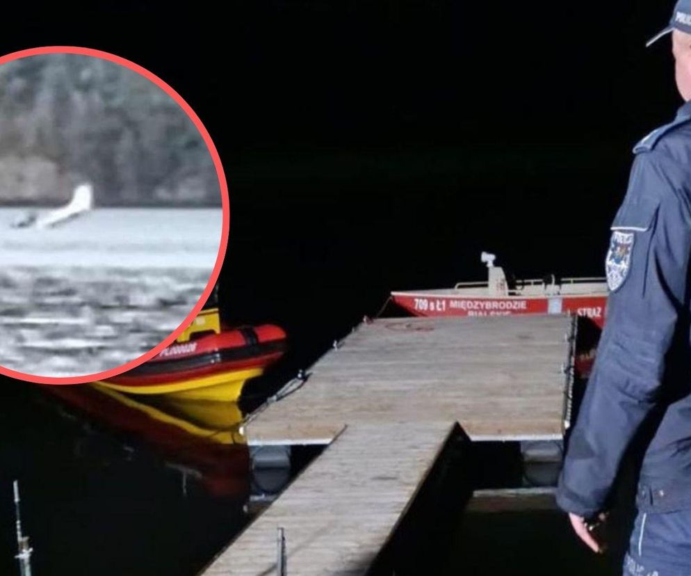 Awionetka runęła do jeziora pod Żywcem! Dramatyczna akcja ratunkowa