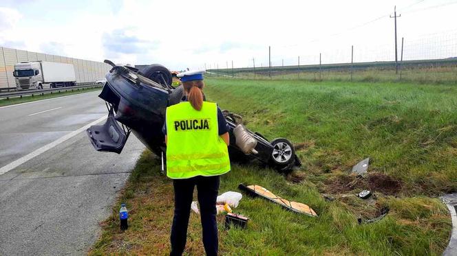 Łódzkie. Wypadek na S8