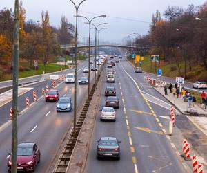 Remont placu Na Rozdrożu w Warszawie, listopad 2023