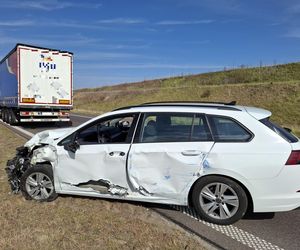 Karambol na S5 koło Kościana