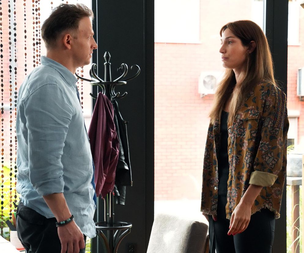 Barwy szczęścia, odc. 3126: Łukasz (Michał Rolnicki), Celina (Orina Krajewska)