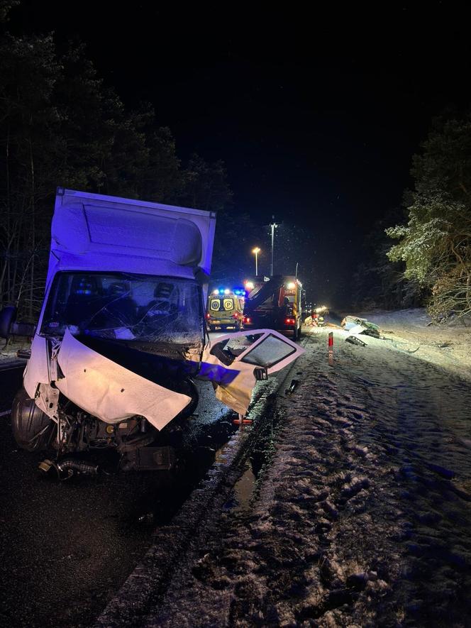 Tragiczny wypadek w Dybowie pod Toruniem. Nie żyje kierowca