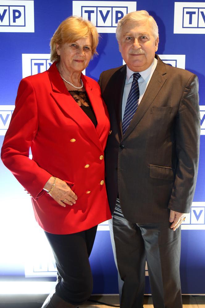 Jerzy Engel z żoną