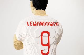 Robert Lewandowski z klocków LEGO na Stadionie Narodowym